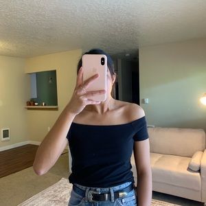 Pac Sun cold shoulder shirt